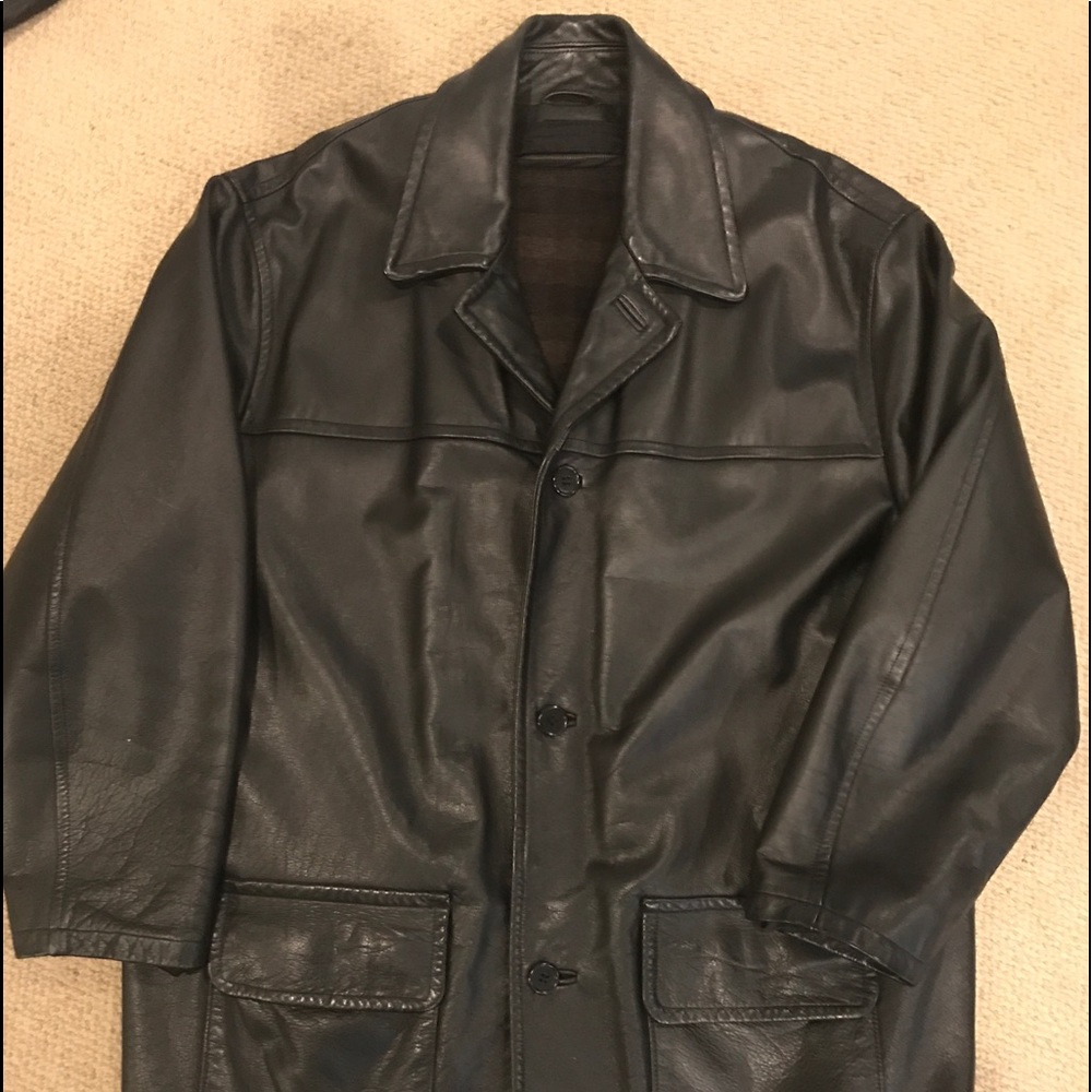 Men’s coach leather jacket